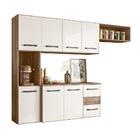 Cozinha Compacta Juliete 7 Portas 2 Gavetas Carvalho Rústico/