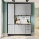 Cozinha Compacta Kappesberg Nox Onix/steel 4 Peças