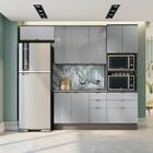 Cozinha Compacta Kappesberg Nox Onix/steel/vidro Inox 4 Peças