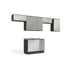 Cozinha Compacta Kappesberg Nox Onix Steel Vidro Inox 5 Peças