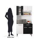 Cozinha Compacta Kit Carol 6 Portas 1 Gaveta Poliman