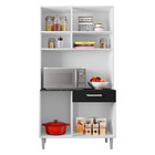 Cozinha Compacta Kit Carol 6 Portas 1 Gaveta Poliman