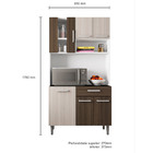 Cozinha Compacta Kit Carol 6 Portas 1 Gaveta Poliman