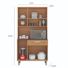 Cozinha Compacta Kit Carol 6 Portas 1 Gaveta Poliman