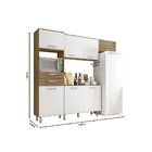 Cozinha Compacta Kit Lia 7 Portas 2 Gavetas Poliman