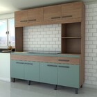 Cozinha Compacta Larissa 8 Portas 1 Gaveta Freijó/oliva - Pan