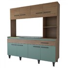 Cozinha Compacta Larissa 8 Portas 1 Gaveta Freijó/oliva - Pan