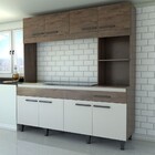Cozinha Compacta Larissa 8 Portas 1 Gaveta Itaúba/off White -