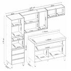 Cozinha Compacta Lazuli 7 Portas E 3 Gavetas - Demóbile