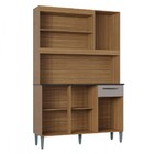 Cozinha Compacta Livia 6 Portas 1 Gaveta Damasco/off White -