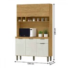 Cozinha Compacta Liz 4 Portas 1 Gaveta Marrocos/off White - M