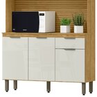 Cozinha Compacta Liz 4 Portas 1 Gaveta Marrocos/off White - M
