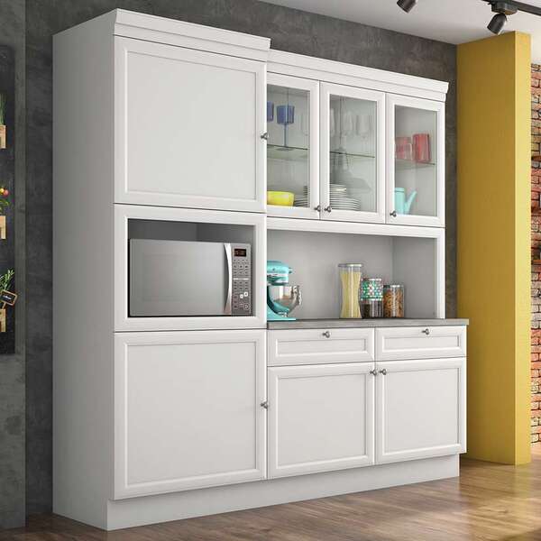 Cozinha Compacta Loft 7 Pt 2 Gv Branca