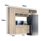 Cozinha Compacta Lua 4 Portas 2gav