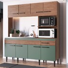 Cozinha Compacta Luisa 8 Portas 1 Gaveta Freijó/oliva - Irm M