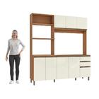 Cozinha Compacta Luna Sem Tampo E Pia Kappesberg 3 Peças Cane