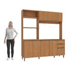 Cozinha Compacta Luna Sem Tampo E Pia Kappesberg 3 Peças Cane