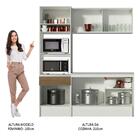 Cozinha Compacta Madesa Diamante Pop Com Armário, Balcão E Ta