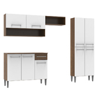 Cozinha Compacta Madesa Emilly Com Armário E Balcão