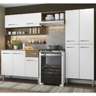 Cozinha Compacta Madesa Emilly Com Armário E Balcão