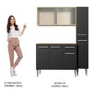 Cozinha Compacta Madesa Emilly Force Com Armário, Balcão E Pa