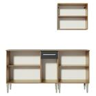 Cozinha Compacta Madesa Emilly Free Com Armário E Balcão - Ru