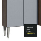 Cozinha Compacta Madesa Emilly Top Com Armário E Balcão - Rus