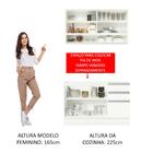 Cozinha Compacta Madesa Glamy 120002 Com Armário E Balcão (se