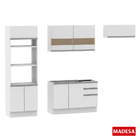 Cozinha Compacta Madesa Glamy Marselha 8 Portas 3 Gavetas (Se