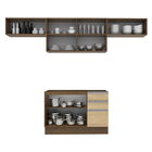 Cozinha Compacta Madesa Marina Com Armário E Balcão (sem Tamp