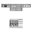 Cozinha Compacta Madesa Marina Com Armário E Balcão (sem Tamp