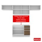 Cozinha Compacta Madesa Marina Com Armário E Balcão (sem Tamp