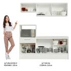 Cozinha Compacta Madesa Onix 180001 Com Armário E Balcão