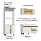 Cozinha Compacta Madesa Reims 190002 Com Armário E Balcão - B