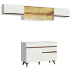 Cozinha Compacta Madesa Reims 260003 Com Armário E Balcão - B