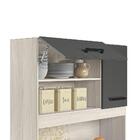 Cozinha Compacta Magazin 5 Portas 1 Gaveta Bianco/chumbo - Ni