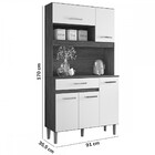 Cozinha Compacta Magazin 5 Portas 1 Gaveta Carvalho Rústico/o