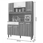 Cozinha Compacta Magazin 7 Portas 1 Gaveta Carvalho Nature/of