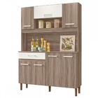 Cozinha Compacta Magazin 7 Portas 1 Gaveta Carvalho Nature/of