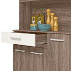 Cozinha Compacta Magazin 7 Portas 1 Gaveta Carvalho Nature/of