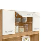 Cozinha Compacta Magazin 7 Portas 1 Gaveta Freijó/off White C