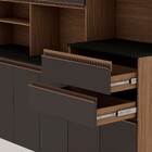 Cozinha Compacta Malbec Prime 12 Portas 2 Gavetas 100% Mdf Éb