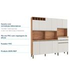 Cozinha Compacta Malbec Prime 12 Pt 2 Gv Castanho E Chumbo