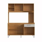 Cozinha Compacta Mali 4 Portas 1 Gaveta Com Nichos E Com Espa