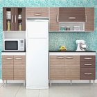 Cozinha Compacta Manuela 4 Peças 11 Portas 2 Gavetas Poquema