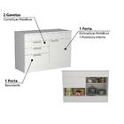 Cozinha Compacta Marajó Com Aéreo E Balcão Branco