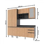 Cozinha Compacta Margarida 8 Portas E 3 Gavetas Com Divisor D