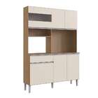 Cozinha Compacta Marina 6 Pt 1 Gv Brunne E Off White