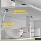 Cozinha Compacta Marquesa 2 Portas 3 Gavetas Ripado 100% Mdf