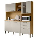 Cozinha Compacta Mega Com Tampo Para Cozinha Freijó/soft